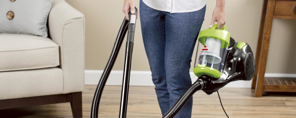 Bissell Zing Canister, 2156A Bagless Vacuum, Green