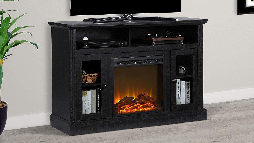 Ameriwood Home Chicago Fireplace TV Stand