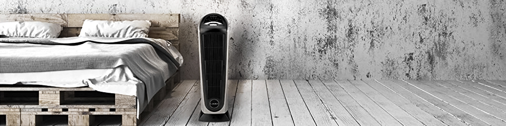 Lasko 751320 Ceramic Tower Space Heater with Remote Control - Features Built-in Timer and Oscillation