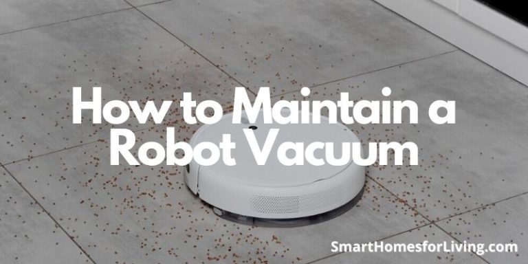 How to Maintain a Robot Vacuum